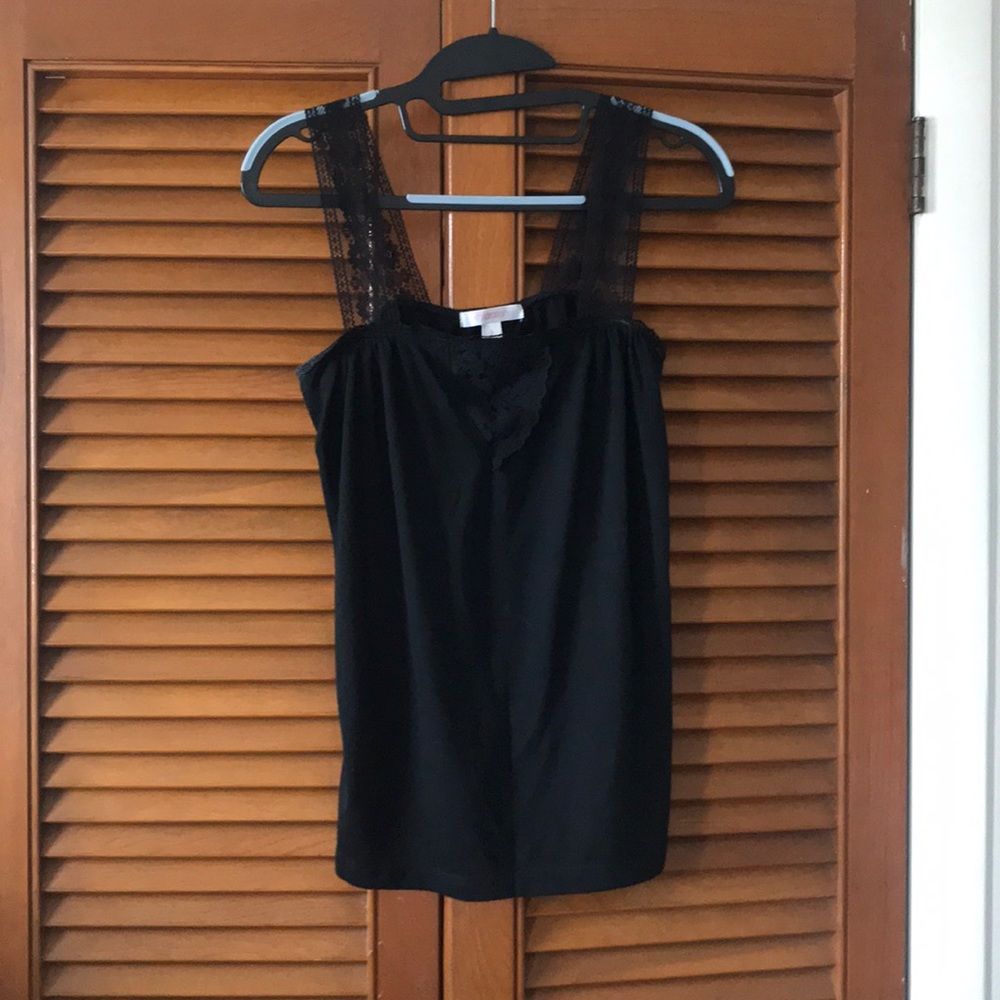 Fun and flouncy Black tank top from Target